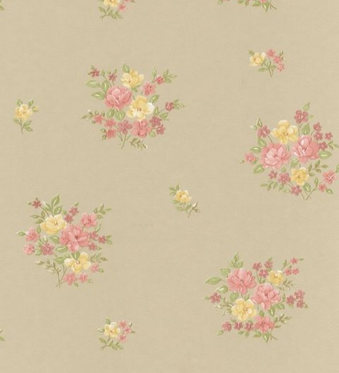Papel pintado ramillete de flores pequeñas Liberty Country - Flavia 118355
