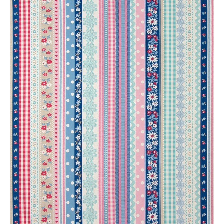 Papel pintado patchwork rayas vintage - Addi 118376