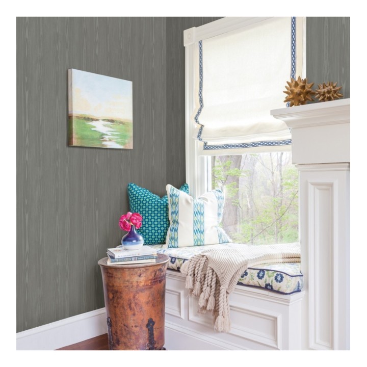 Papel pintado madera veteada gris - Devon Forest 679766