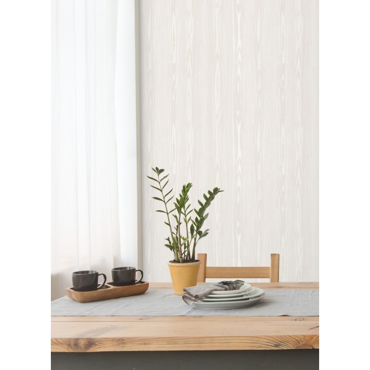 Papel pintado madera veteada blanca - Devon Forest 679768