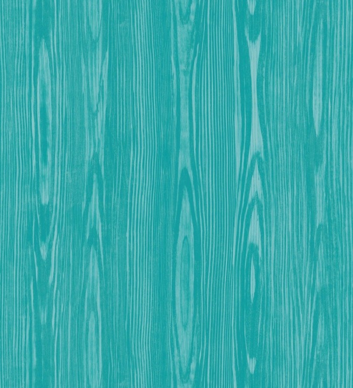 Papel pintado madera veteada turquesa estilo tropical - Devon Forest 679769