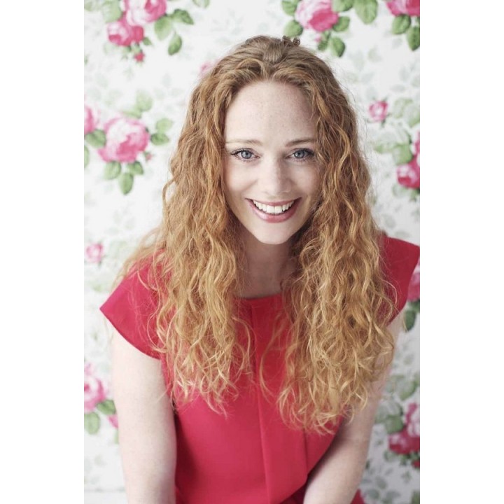 Papel pintado flores románticas de punto de cruz - Bernina 118380