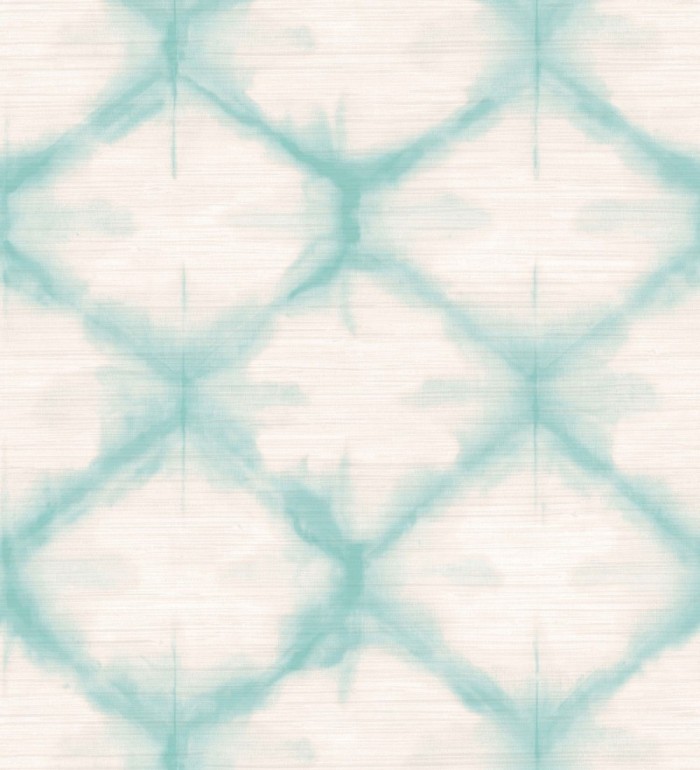 Papel pintado geométrico degradado moderno turquesa - Bohemian Vibes 679771