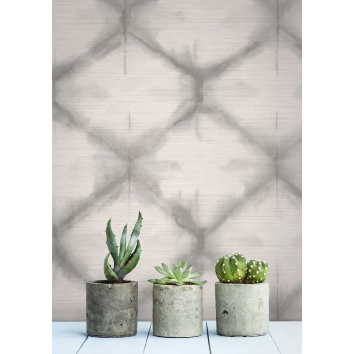 Papel pintado geométrico degradado moderno gris - Bohemian Vibes 679772
