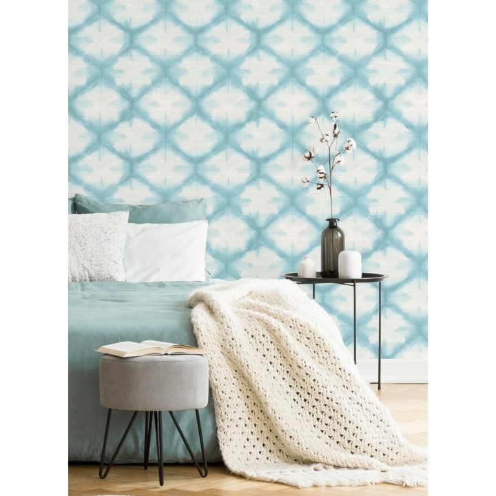 Papel pintado geométrico degradado moderno celeste - Bohemian Vibes 679773