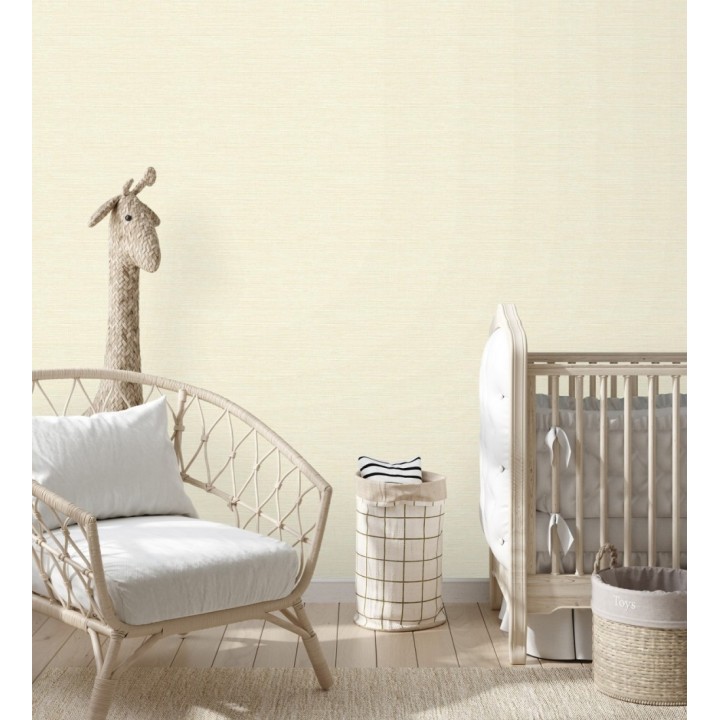 Papel pintado liso efecto fibra vegetal - Graham Hall 679777