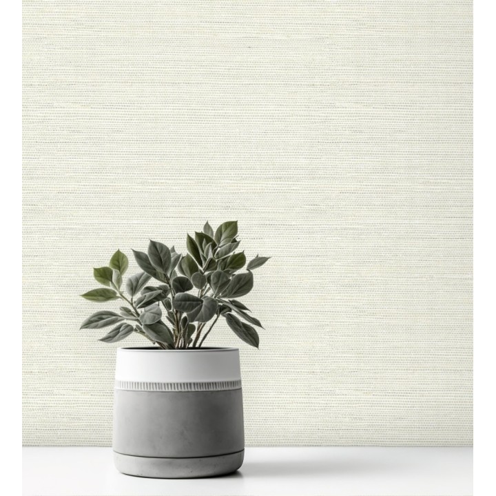 Papel pintado liso efecto fibra vegetal - Graham Hall 679778