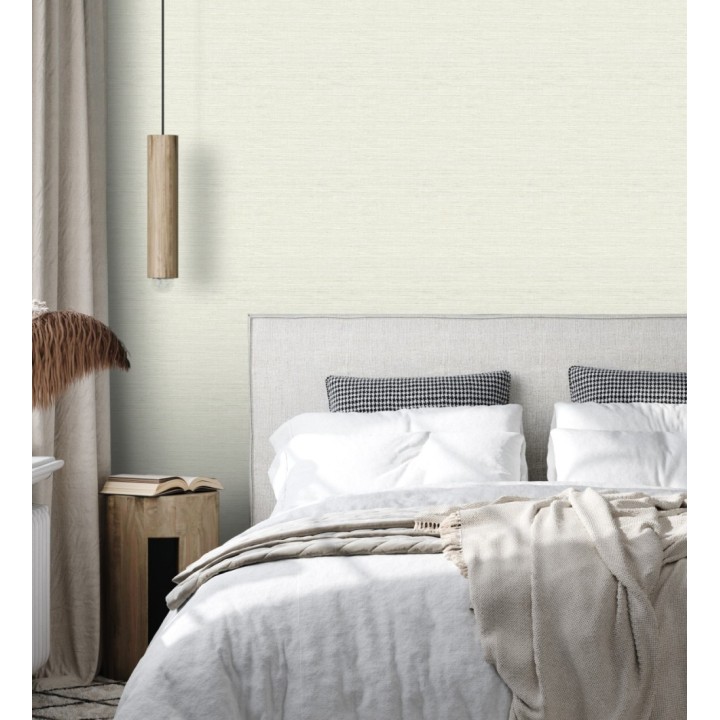 Papel pintado liso efecto fibra vegetal - Graham Hall 679778