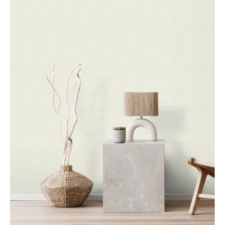 Papel pintado liso efecto fibra vegetal - Graham Hall 679778