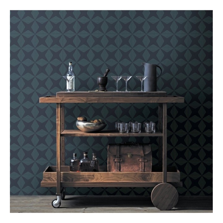 Papel pintado geométrico fondo de estrellas estilo moderno - Nembus Star 679789