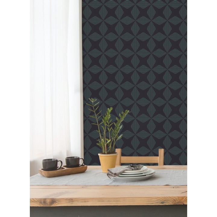 Papel pintado geométrico fondo de estrellas estilo moderno - Nembus Star 679789