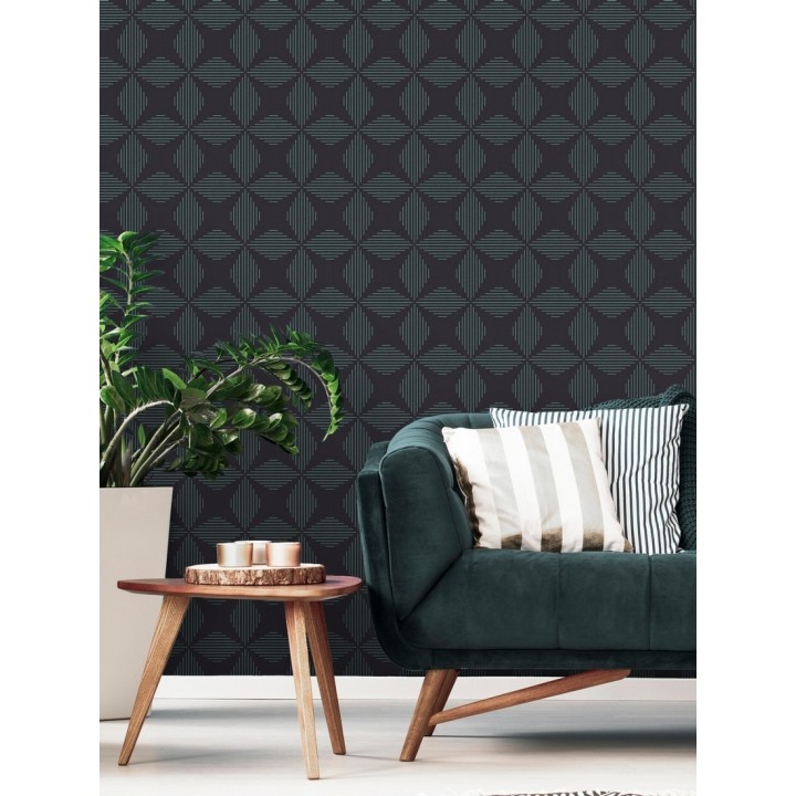 Papel pintado geométrico fondo de estrellas estilo moderno - Nembus Star 679789