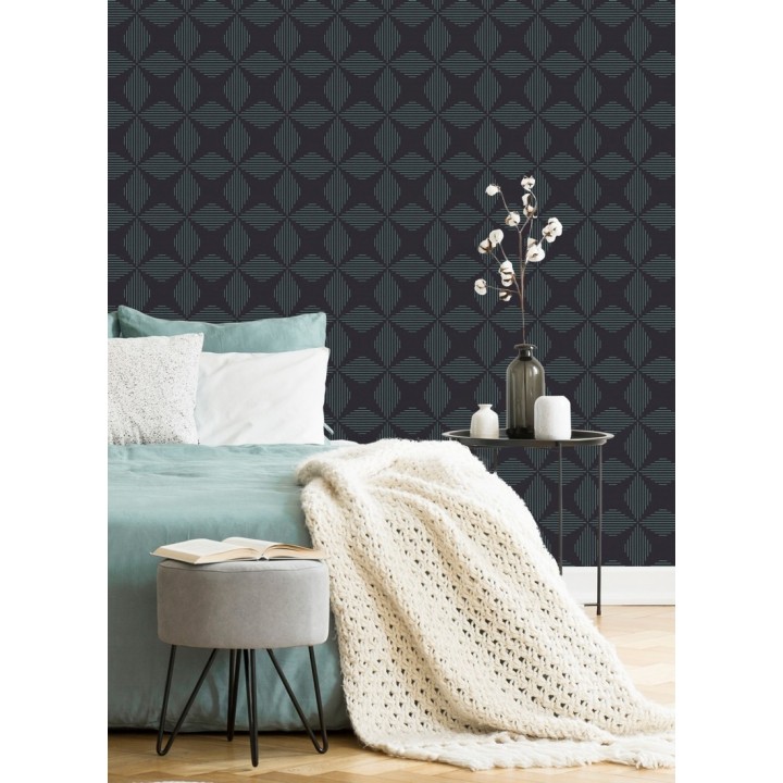 Papel pintado geométrico fondo de estrellas estilo moderno - Nembus Star 679789