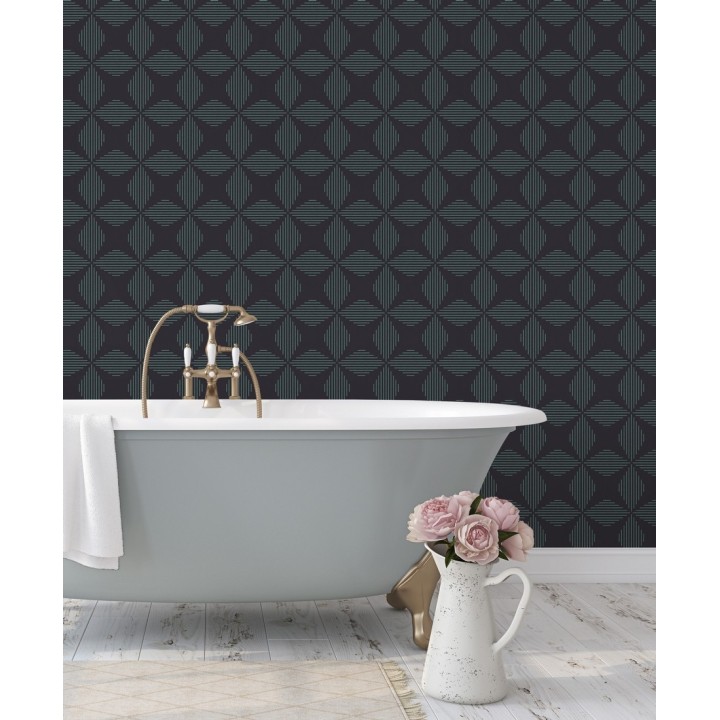 Papel pintado geométrico fondo de estrellas estilo moderno - Nembus Star 679789