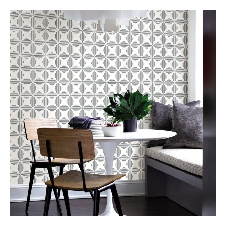 Papel pintado geométrico fondo de estrellas estilo moderno - Nembus Star 679791