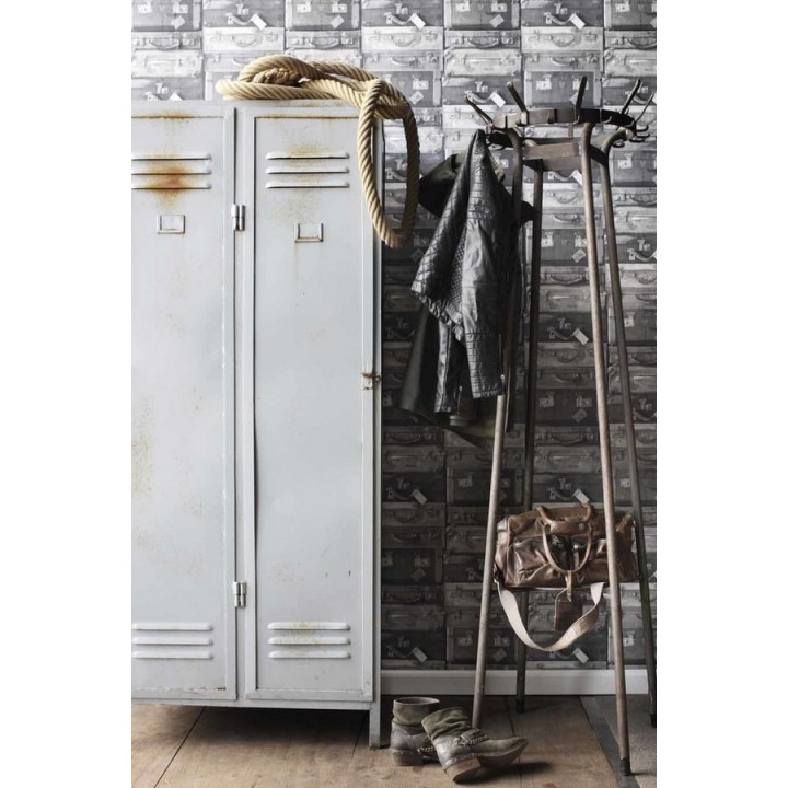 Papel pintado maletas de viaje Shabby Chic vintage - Jacquelin 118401