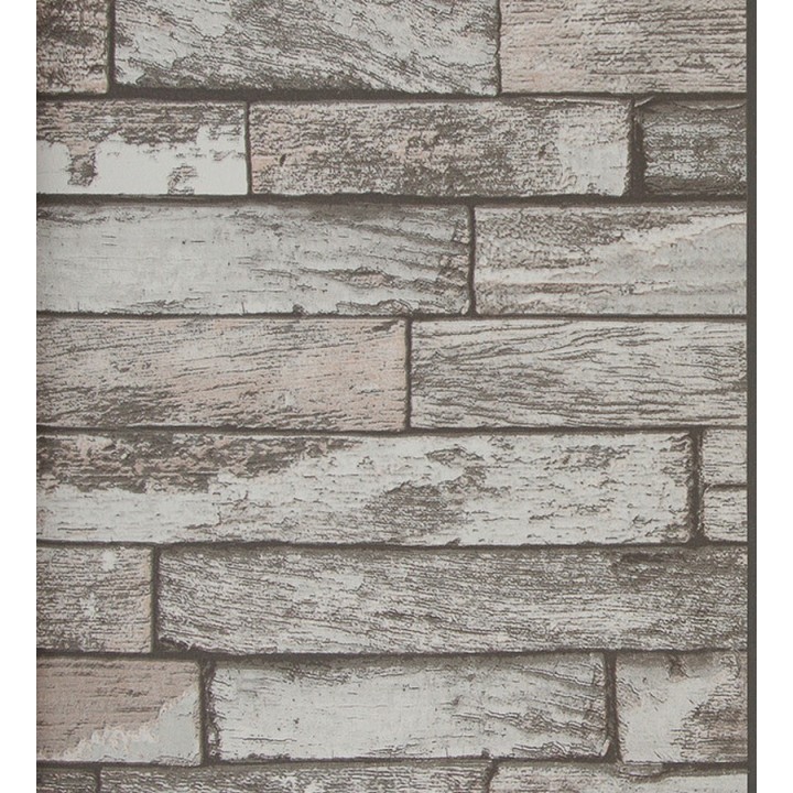 Papel pintado ladrillos decapados Shabby Chic vintage - Missouri 118402