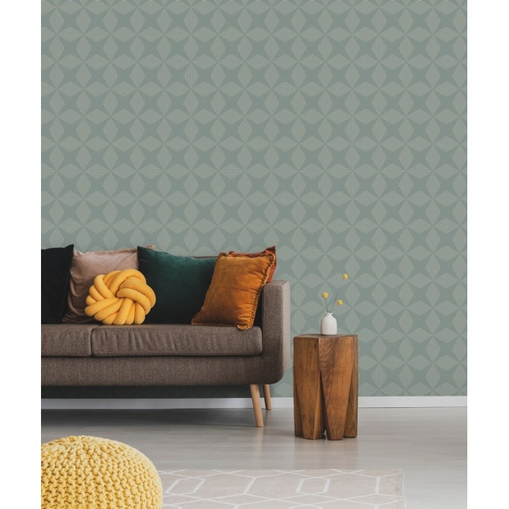 Papel pintado geométrico fondo de estrellas estilo moderno - Nembus Star 679792