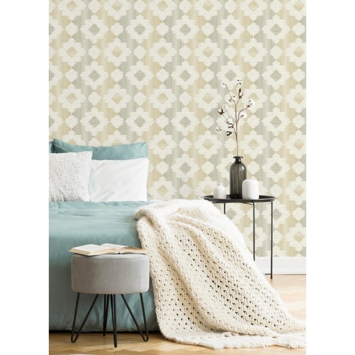 Papel pintado flores modernas estilo ornamental - Scandi Ornaments 679803