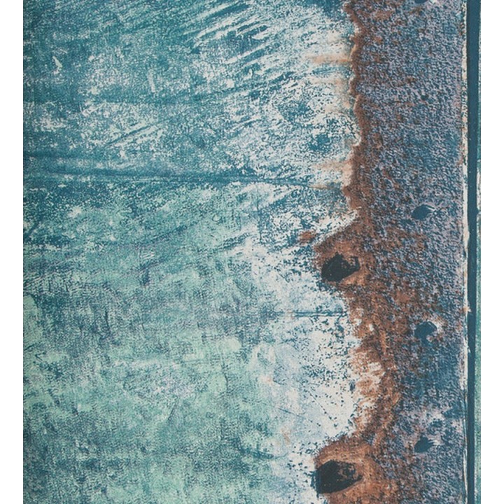 Papel pintado imitación chapa de metal oxidada - Estrabón 118410