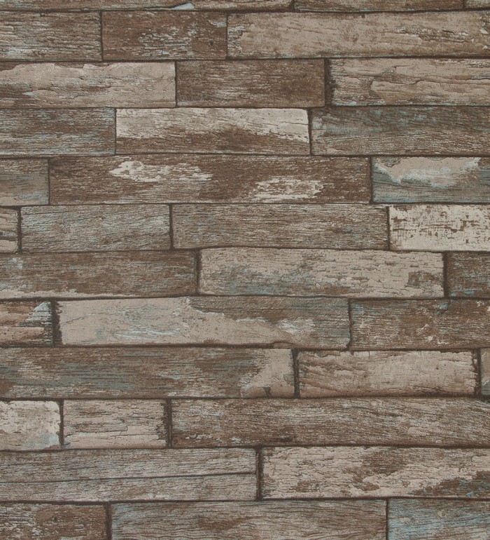 Papel pintado ladrillos decapados Shabby Chic vintage - Missouri 118415