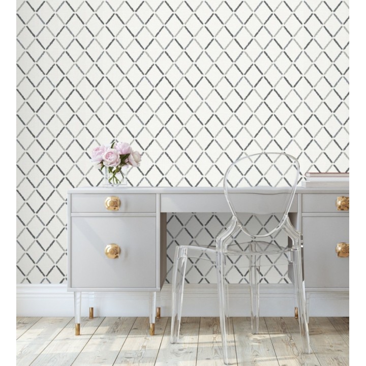 Papel pintado rombos estilo nórdico - Nordic Room 679815