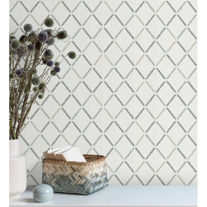 Papel pintado rombos estilo nórdico - Nordic Room 679816