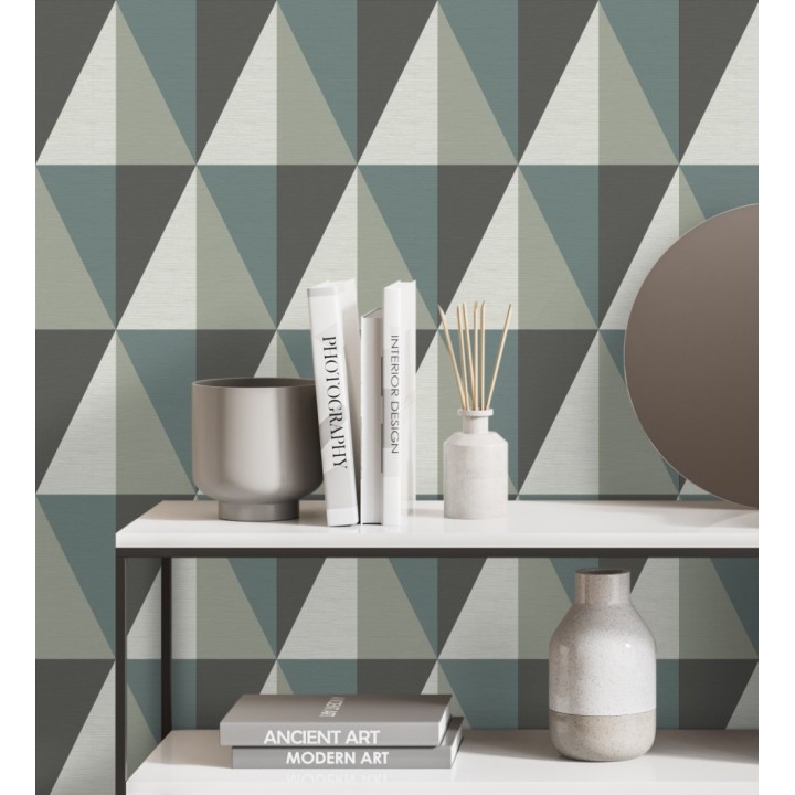 Papel pintado rombos grandes estilo nórdico - Paradox 679820