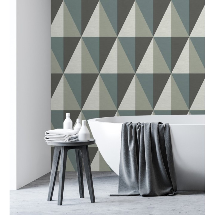 Papel pintado rombos grandes estilo nórdico - Paradox 679820