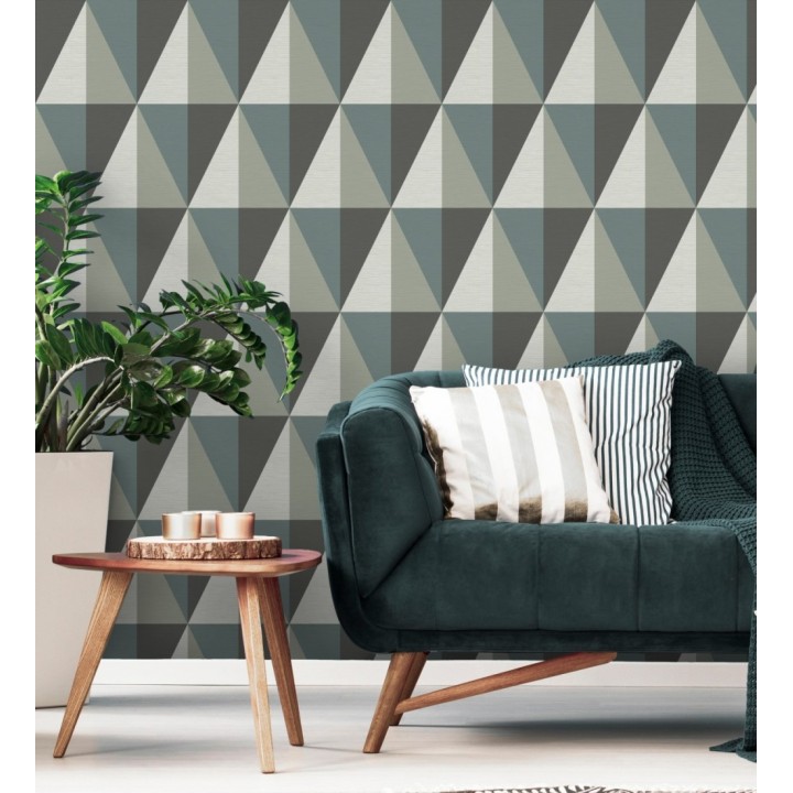 Papel pintado rombos grandes estilo nórdico - Paradox 679820