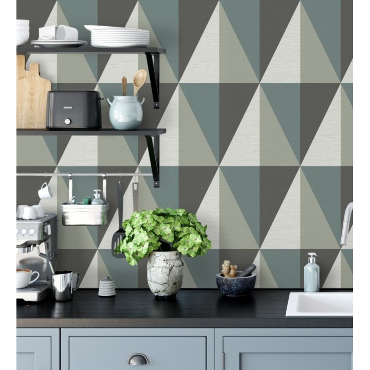 Papel pintado rombos grandes estilo nórdico - Paradox 679820