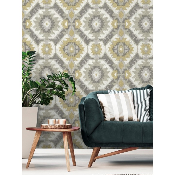 Papel pintado imitación tapiz estilo boho - Boho Home 679830