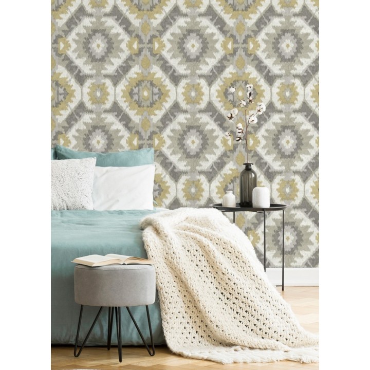 Papel pintado imitación tapiz estilo boho - Boho Home 679830