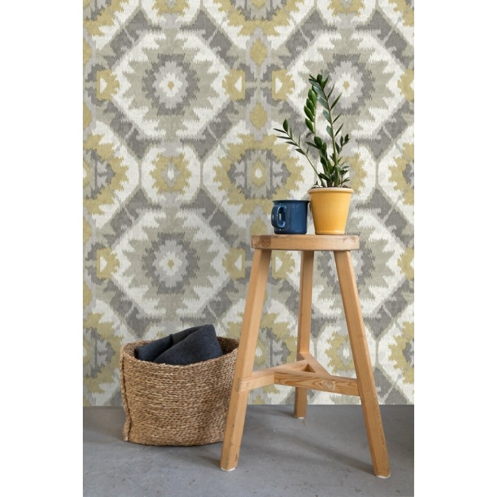 Papel pintado imitación tapiz estilo boho - Boho Home 679830