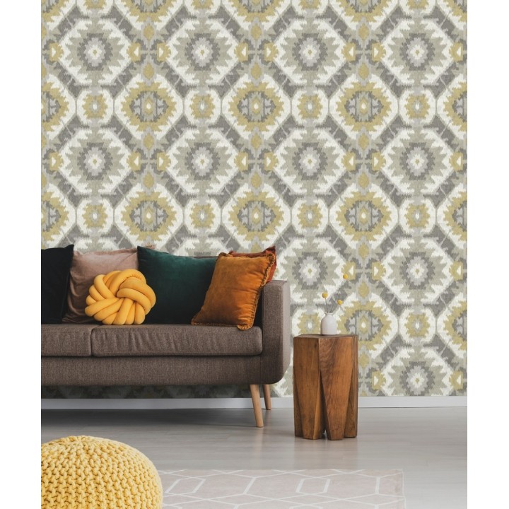 Papel pintado imitación tapiz estilo boho - Boho Home 679830