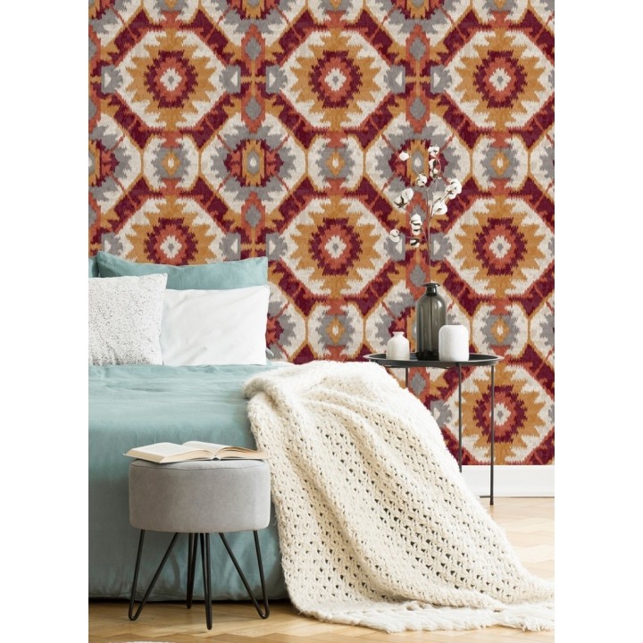 Papel pintado imitación tapiz estilo boho - Boho Home 679832