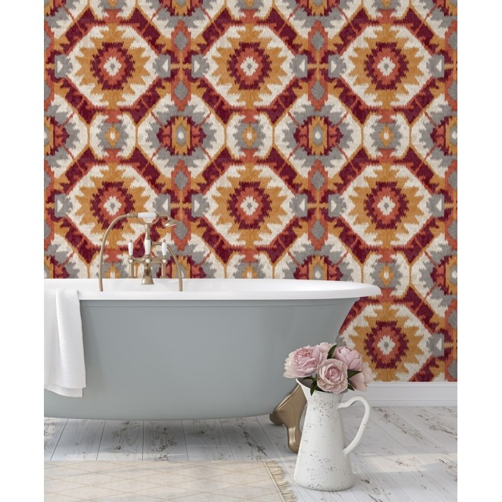 Papel pintado imitación tapiz estilo boho - Boho Home 679832