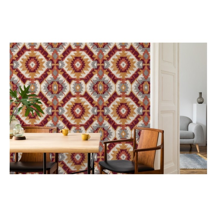 Papel pintado imitación tapiz estilo boho - Boho Home 679832