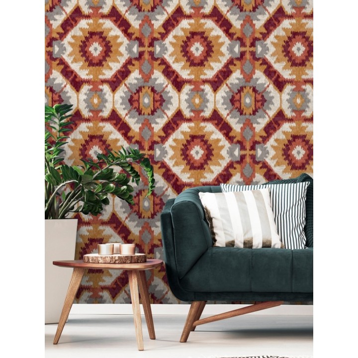 Papel pintado imitación tapiz estilo boho - Boho Home 679832