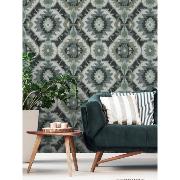 Papel pintado imitación tapiz estilo boho - Boho Home 679833