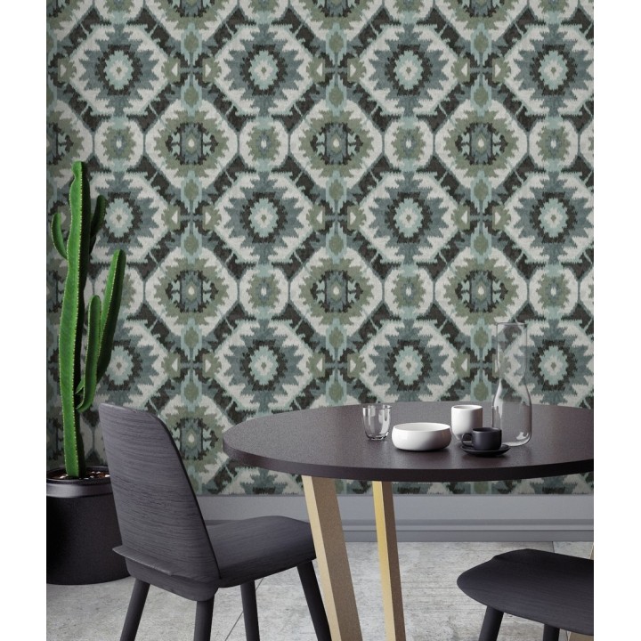 Papel pintado imitación tapiz estilo boho - Boho Home 679833