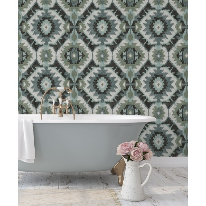 Papel pintado imitación tapiz estilo boho - Boho Home 679833