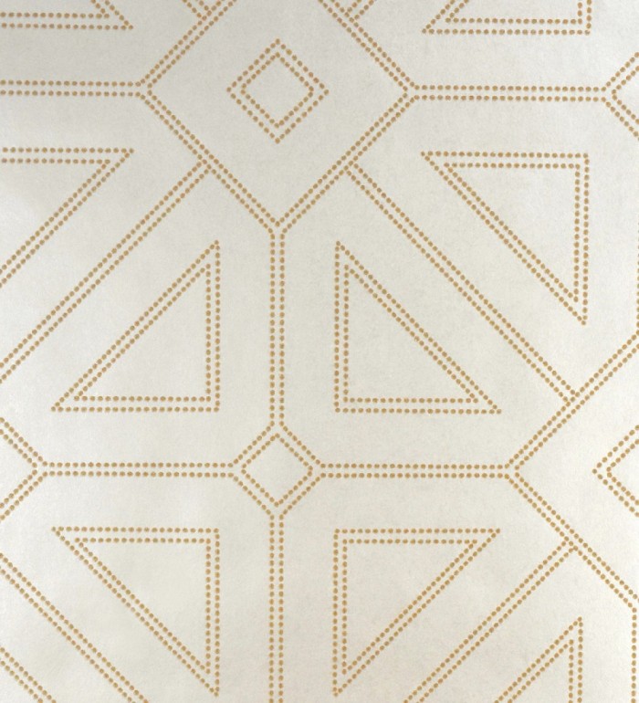 Papel pintado geométrico lujoso con incrustaciones de cristales de gel - Cooper Place 679842