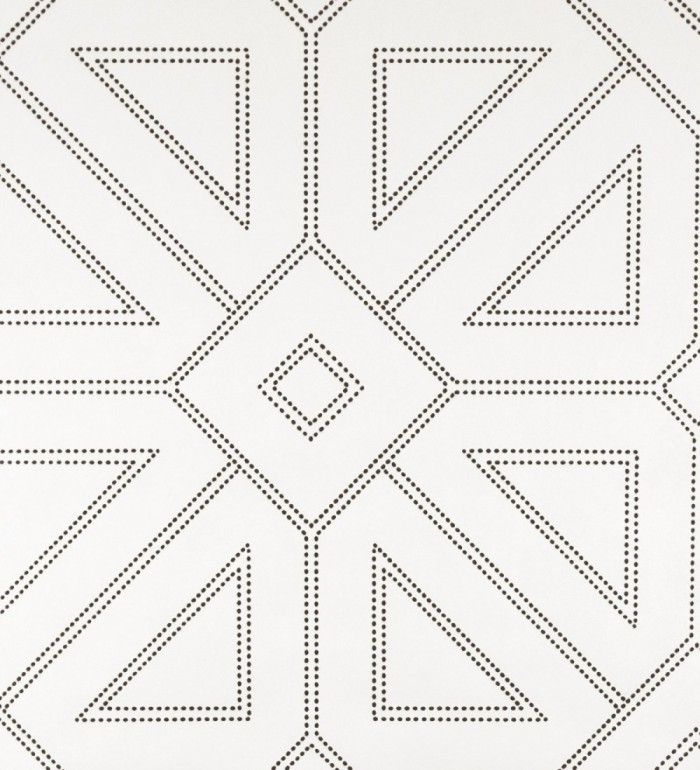 Papel pintado geométrico lujoso con incrustaciones de cristales de gel - Cooper Place 679843
