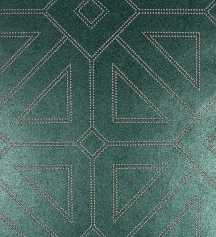 Papel pintado geométrico lujoso con incrustaciones de cristales de gel - Cooper Place 679844