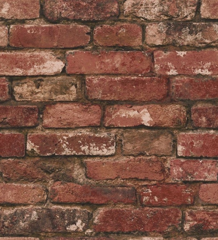 Papel pintado muro de ladrillo rojo inglés - Devon Street 680090