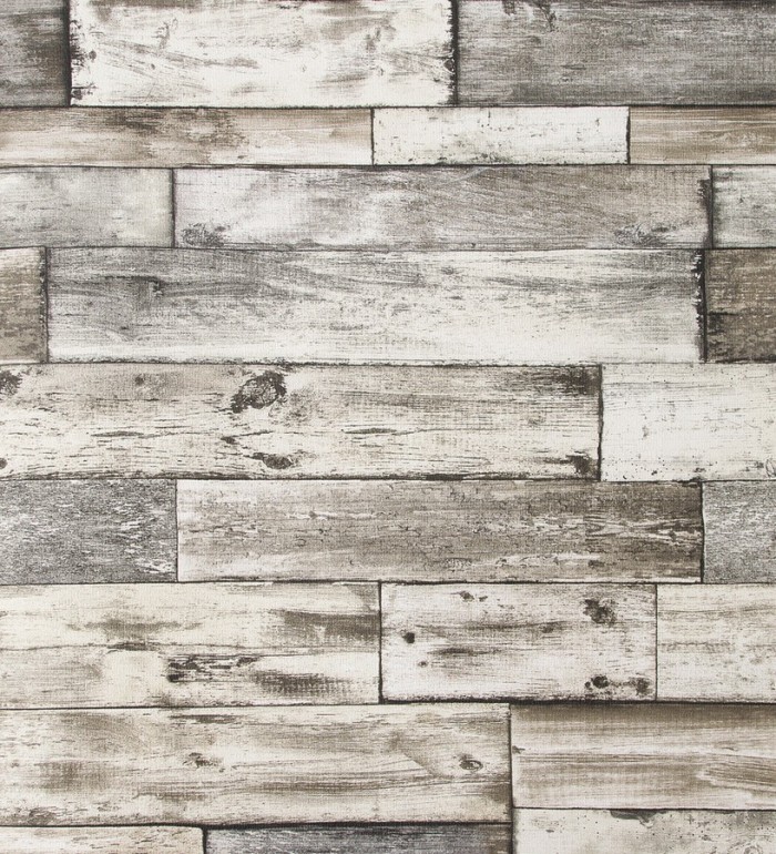 Papel pintado madera decapada horizontal vintage - Barbeira 119525