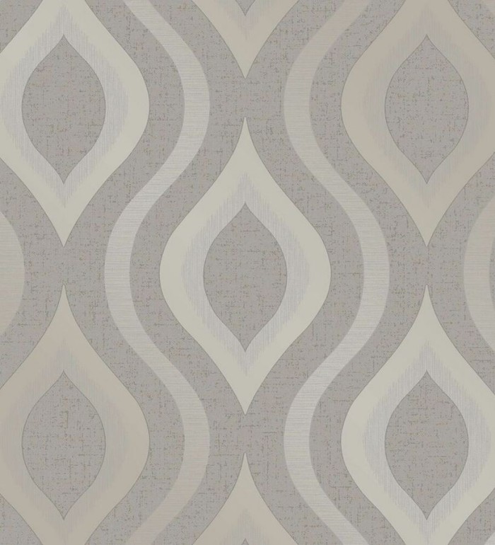 Papel pintado geométricos ondas elegantes - Sidney Palace 680117