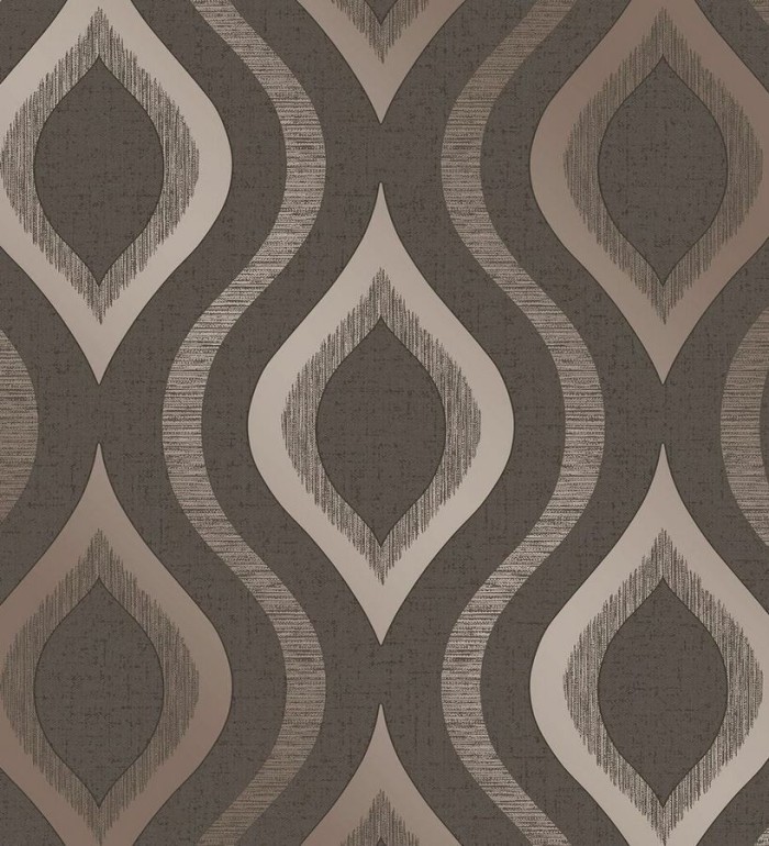 Papel pintado geométricos ondas elegantes - Sidney Palace 680120