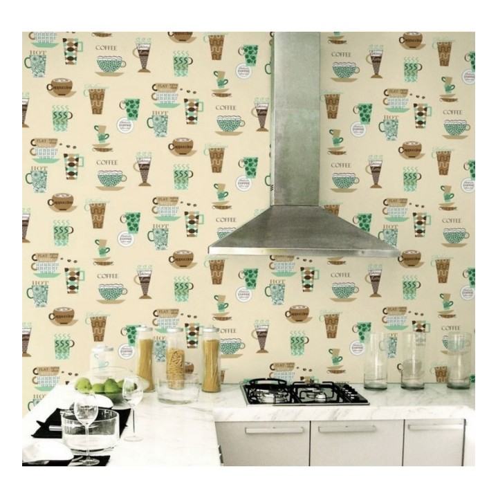 Papel pintado tazas de café y capuchinos - Coffee Break 119537